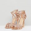 Metallic Heeled Sandal - Image 2